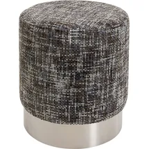 Kare Hocker Berry High Polyester 39 x 47 x 39 cm Silber/Dunkelgrau