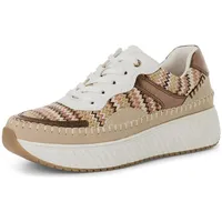 Marco Tozzi Sneaker Damen Weite E Beige 39