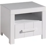 Vipack Nachtschrank Erik 50 x 39 x 42 cm Weiß