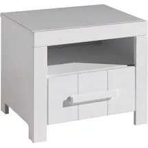 Vipack Nachttisch Erik 50 x 42 x 39 cm Holz lackiert weiß