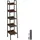 Tectake Leiterregal 35,5 x 31,5 x 170,5 cm Braun