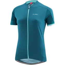 Löffler Bike Jersey FZ Pure Fahrradtrikot Damen blau- Gr. 42