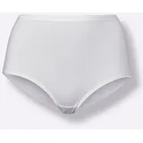Witt Taillenslip, Damen, Gr. 40/42, 5 Stk., weiß, 95% Baumwolle, 5% Elasthan, Unterhosen Taillenslip