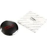 Original Nabendeckel Felgendeckel Chrom Rot 51939747