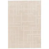Teppich TESORO, 160 x 230 cm - Creme - mit Hoch- und Tiefstruktur