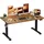 JUMMICO Höhenverstellbar Schreibtisch 140 x 60 cm Standing Desk Elektrischer Schreibtisch Höhenverstellbar mit Memory-Funktion,Braun