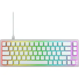 Cherry Xtrfy K5V2 Compact, Transparent White, LEDs RGB, hot-swap, MX2A RGB RED, USB, US (CX-K5V2-RGB-CPT-TPWHITE-R-US)