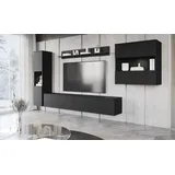 INOSIGN »PARIS«, (Komplett-Set, 4 St.), TV-Wand 300cm breite, grifflose Design, stehend und hängend montierbar