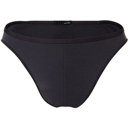 HOM Herren Micro Briefs Plumes - Ultralight Microfiber, Slip, Unterwäsche, Stretch, einfarbig Anthrazit L