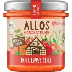 Allos Linsen-Aufstrich Rote Linse Chili bio