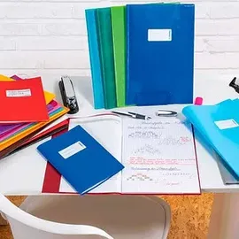 Herma Heftumschlag mit Baststruktur hellblau Kunststoff DIN A4