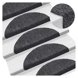 vidaXL Stufenmatte 56 x 17 cm Dunkelgrau