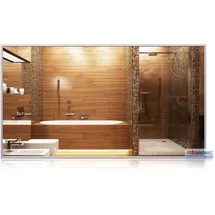 infranomic Frame-Line Spiegel mit Alu-Rahmen 10 mm, 600W, 1100x600 mm (GHE-S-M10-116)