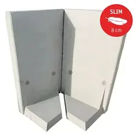 Diephaus L-Stein Ecke bewehrt Grau 90° 205 x 100