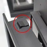 Kratki Moderner dekorativer Stahlrahmen für den Kaminofen Nadia 14 L BS G