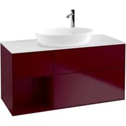 V&B Waschtischunterschrank Finion 120cm, Pl wh. m, Reg Peo m Lac, Peo m