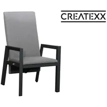 clemento Sunso Gartenstuhl 60 x 70 x 106 cm grau