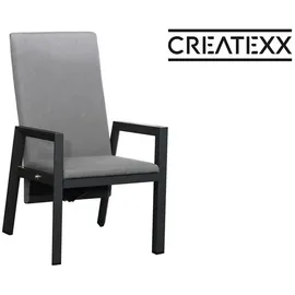 clemento Sunso Gartenstuhl 60 x 70 x 106 cm grau