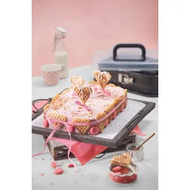 Kaiser Springform rechteckig mit Transporthaube, 35 x 24 cm