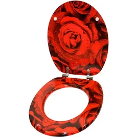 Sanilo WC-Sitz Rosen rot