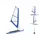 vidaXL Aufblasbares SUP-Board mit Segel Set Blau und Weiß