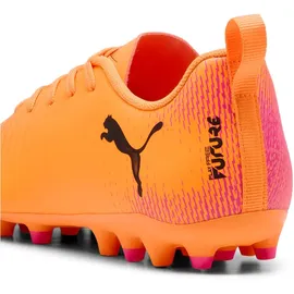 Puma Future 8 Play MG Kinder heat fire/puma black/ravish 37
