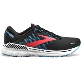 Brooks Adrenaline GTS 22 Damen black/lake blue/coral 38,5