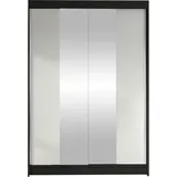 Mirjan24 Schiebetürenschrank Lino II 2-türig 0 x 0 x 0 cm Schwarz/Weiß