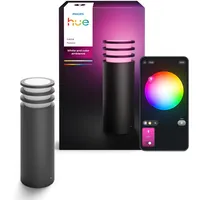 Philips Sockelleuchte LED 1100 lm spritzwassergeschützt IP44 1x A60 schwarz