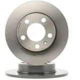 Brembo Bremsscheibe Coated Disc Hinten Voll Seat: Ibiza IV, Ibiza V, Toledo II, Toledo IV VW Golf IV 08.7165.11 L180615601A,6QD615601,1J0615601 Bremsscheiben,Scheibenbremsen 2Q0615601K,6QD615601A,JZW698601AD