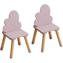 Mobili Rebecca Kinderstühle, Pink, Holzwerkstoff, 25x50x25 cm, Kinder- - Jugendzimmer, Kindermöbel, Kindersitzmöbel - -tische, Kinderstühle