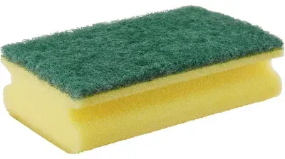 Scheuerschwamm gelb 15x9x4cm - gelb