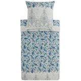 BASSETTI Monnalisa Paisley Himmelblau 155 x 220 cm + 80 x 80 cm