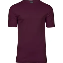 Tee Jays Men's Interlock Tee - wine - M