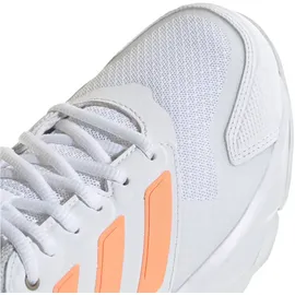 adidas Courtjam Control 3 Tennis Shoes ftwr white/beam orange/crystal white (01F7) 4
