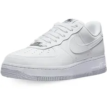 Nike Air Force 1 '07 SE Suede Damen White/Black/Metallic Silver/White 40,5