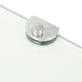 vidaXL Shower shelf Transparent