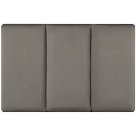 neu.haus [neu.haus] - Wandkissenset Carpino 3-tlg. Samt 60x30 cm Dunkelgrau