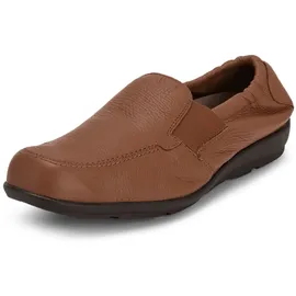 VITAFORM Hirschleder Slipper Herren Cognac 44