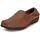 VITAFORM Hirschleder Slipper Herren Cognac 44