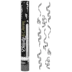 5 Konfettikanonen Luftschlangen 40 oder 60 cm gold silber metallic Party Hochzeit Geburtstag Silvester Konfetti Kanone