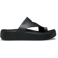 Crocs Getaway Platform Toe Loop Badesandalen Black 38-39