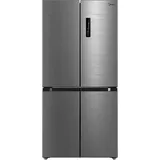 Midea MDRF632FIE46 Side-by-Side Kühlkombination Freistehend 474 l E Grau, Edelstahl, Weiß - Grau/Silber/Weiß