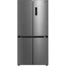 Midea MDRF632FIE46 Side-by-Side Kühlkombination Freistehend 474 l E Grau, Edelstahl, Weiß - Grau/Silber/Weiß