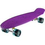 Ridge PB-27-Purple-ClearBlue Skateboard, Purple/Clear Blue, 69 cm