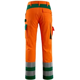 Mascot Safe Compete Warnschutzhose Olinda Gr. 124 orange/grün