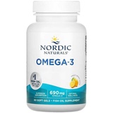 Nordic Naturals Omega-3, 690mg Omega-3, Zitrone, 60 softgels