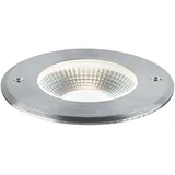 Paulmann Bodeneinbauleuchte Aluminium Ø 10 cm 3,5W 3000K 160lm IP67 grau