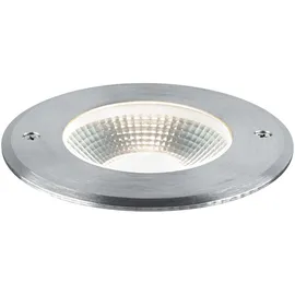 Paulmann Bodeneinbauleuchte Aluminium Ø 10 cm 3,5W 3000K 160lm IP67 grau