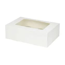 Greenbox Cupcake Boxen, mit Sichtfenster, 6er DRE03498 , 1 Karton = 125 Stück